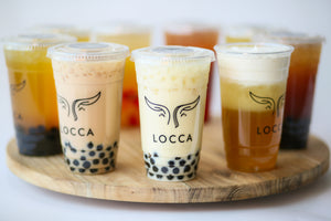 Locca Boba Tea Kit | Hibiscus Dream | Premium Bubble Tea | Up to 24 Drinks | Unique Gift Set