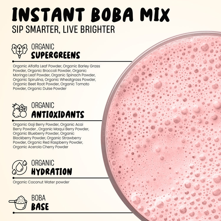Premium Strawberry Milk Tea Powder - SuperBoba