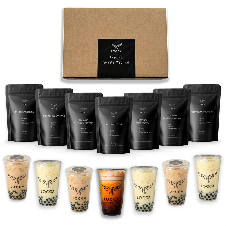 Boba Party Tea Kit | Up to 56 Drinks | Unique Bubble Tea Gift Set
