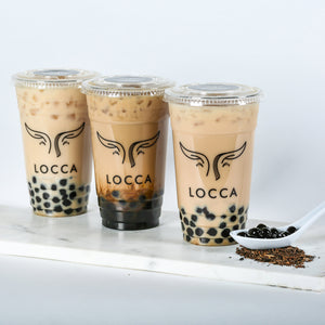 Locca Boba Tea Kit | The Classic | Premium Bubble Tea | Up to 24 Drinks | Unique Gift Set