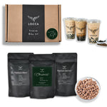 Load image into Gallery viewer, Locca Christmas Boba Tea Kit | Premium Bubble Tea | Up to 20 Drinks | Unique Gift Set
